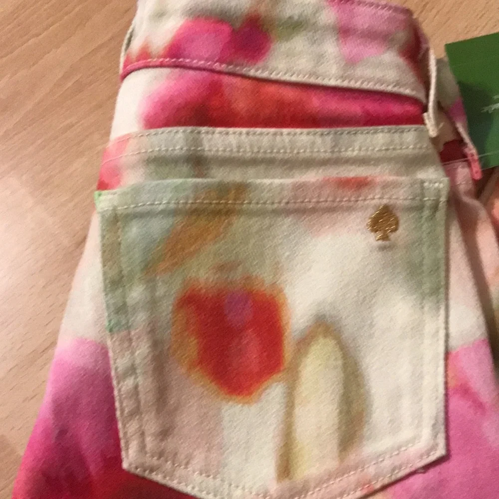 ♠️Kate Spade (NWT)♠️…Women’s 24…Perry Street Play Hooky Colorful Cropped Jeans! - Picture 10 of 17